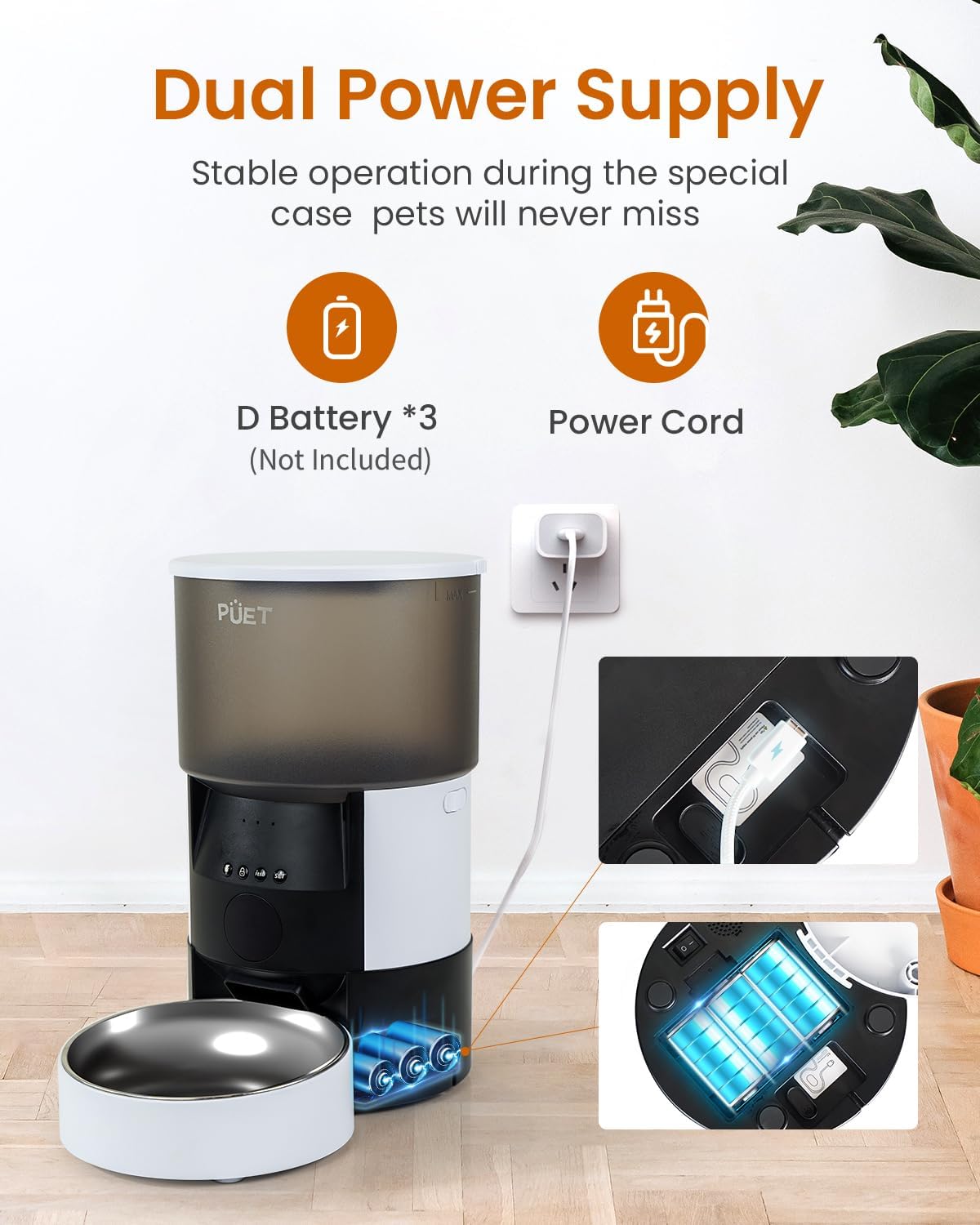 PUET Automatic Cat Feeder