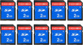 INDMEM 2GB SD Card 10-Pack
