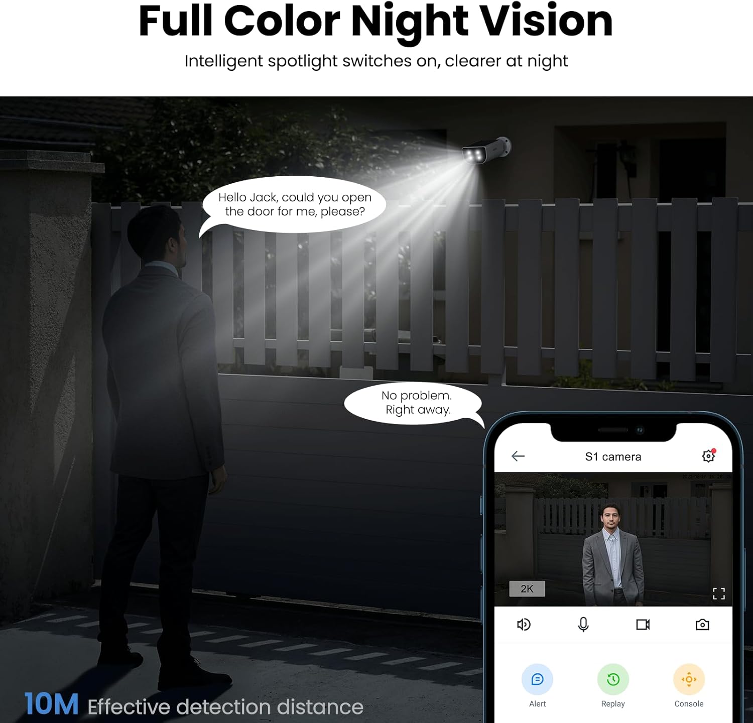 2K Wireless Security Camera Outdoor