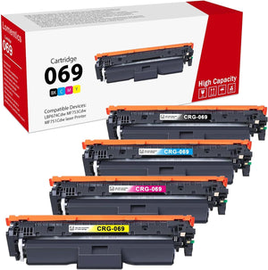 4-Pack Black Cyan Magenta Yellow Toner Set