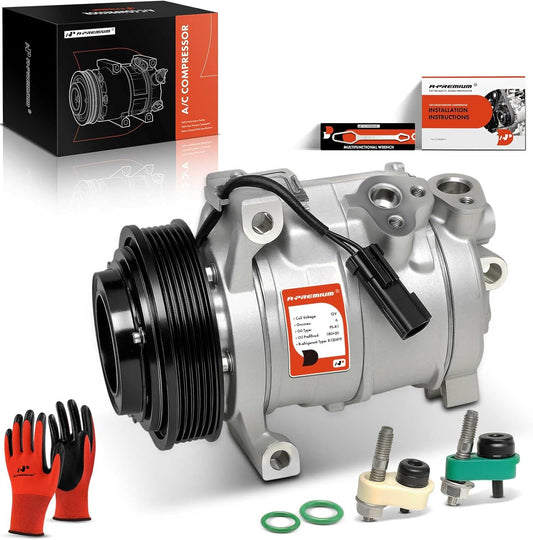 A-Premium Air Conditioner AC Compressor with Clutch for Jeep Grand Cherokee 2011-2021