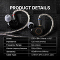 Linsoul SIMGOT SuperMix 4 Hybrid Earphones
