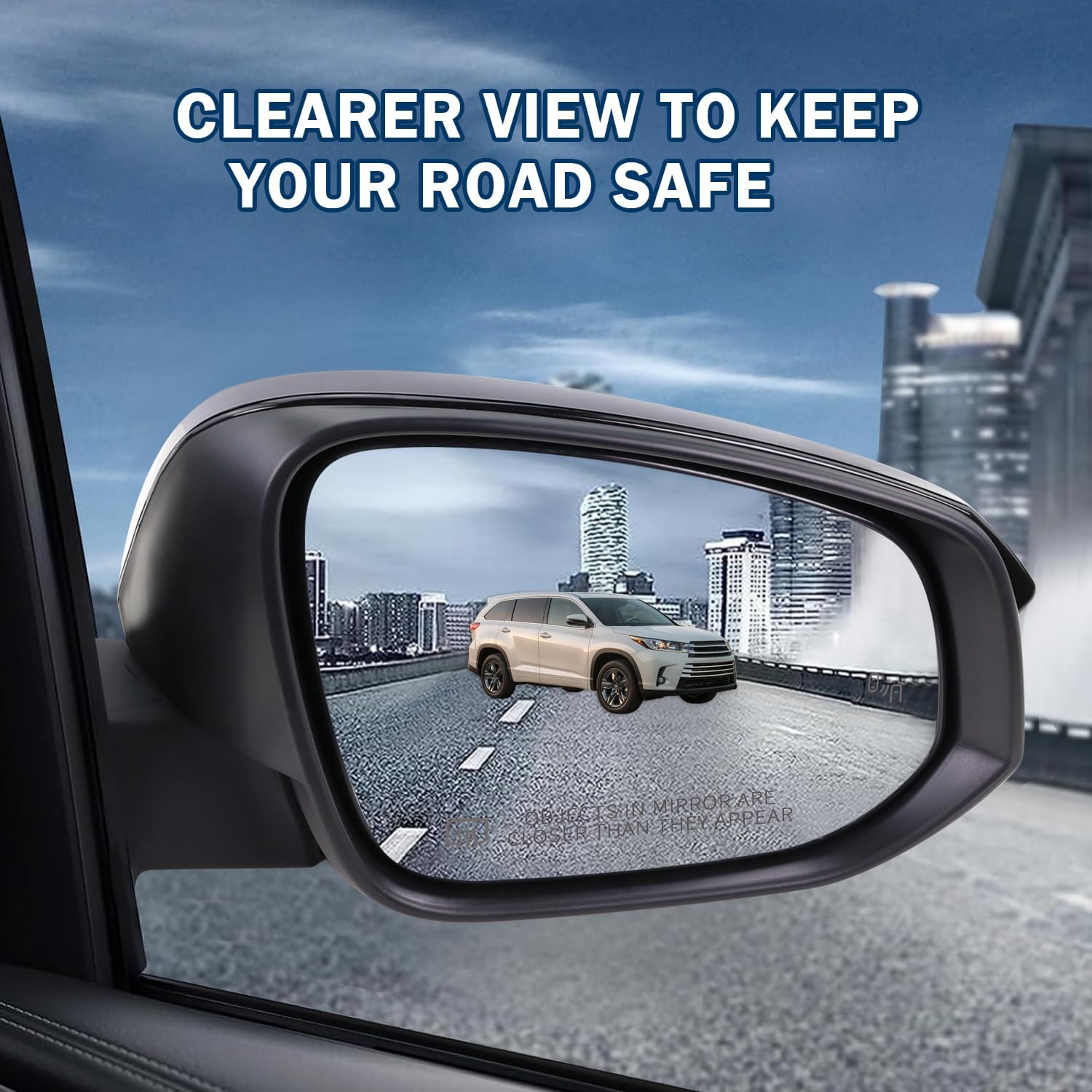 Right Passenger Side Mirror for 2014-2019 Toyota Highlander