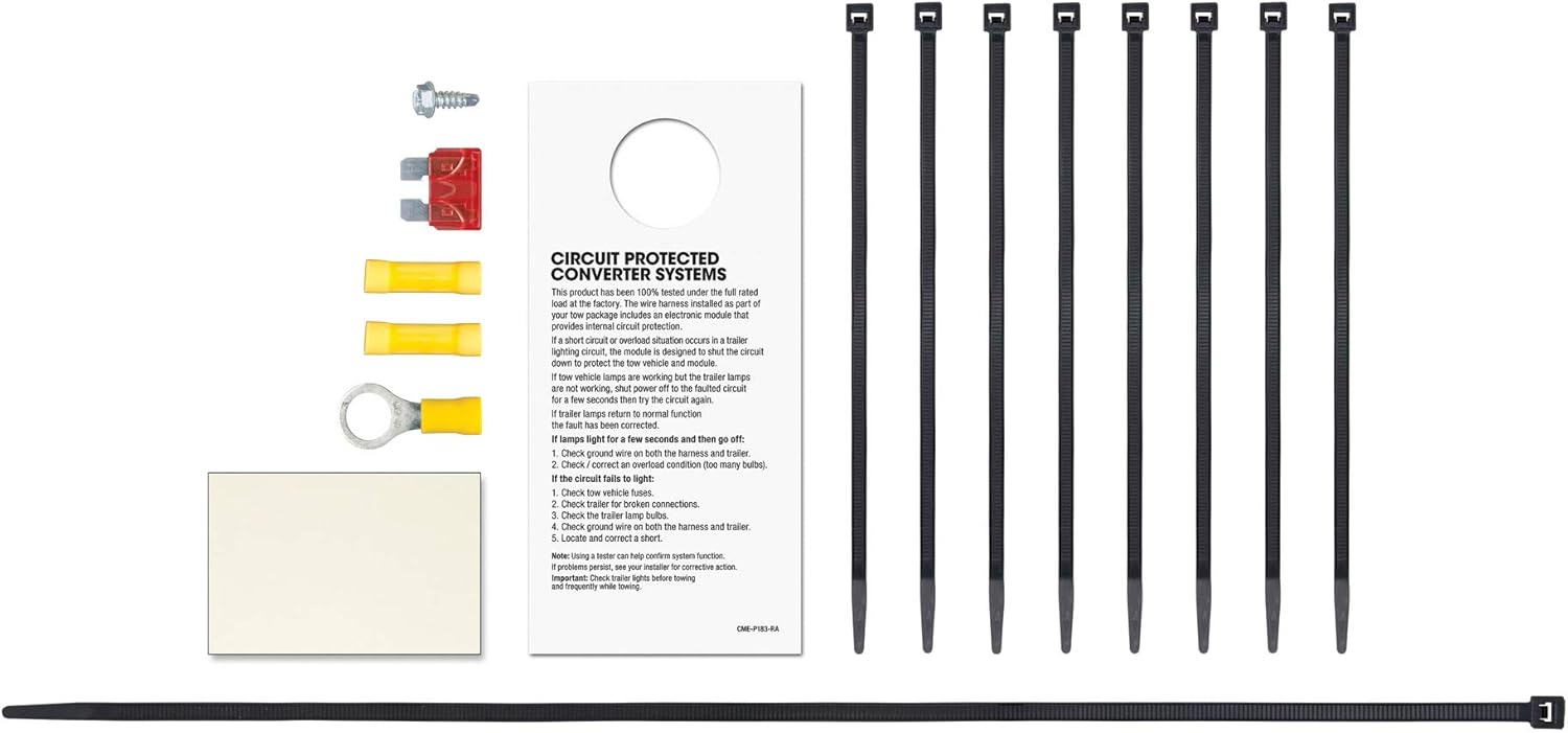 CURT 56257 Vehicle-Side Custom 4-Pin Trailer Wiring Harness for Chevrolet Captiva Sport