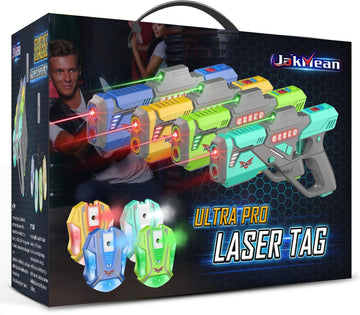 Rechargeable Laser Tag Set with Vests