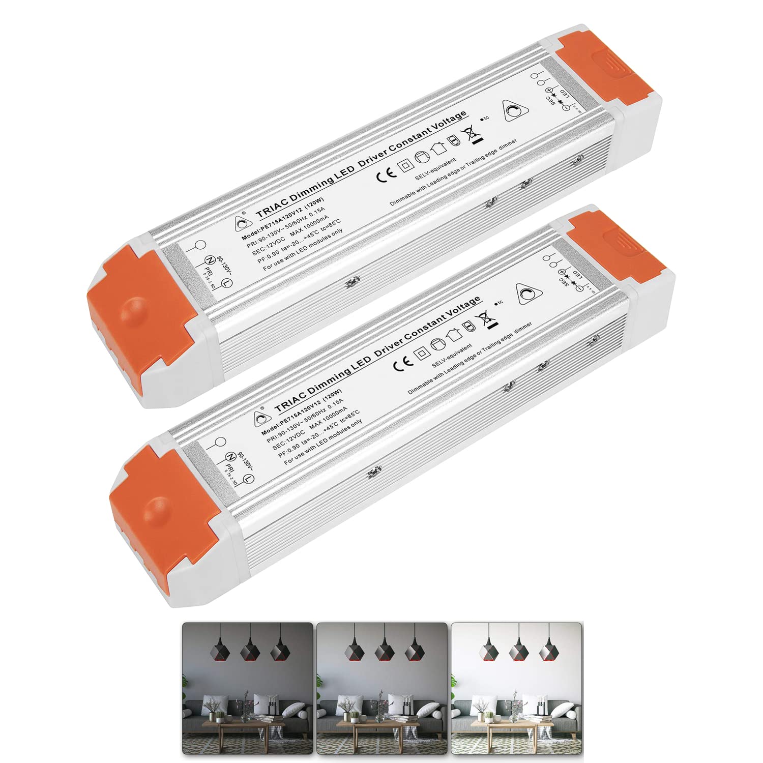 120W 10A Dimmable LED Driver Power Supply