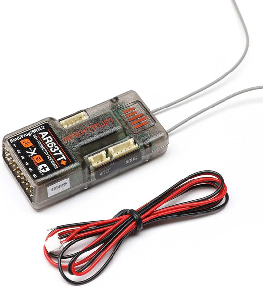 Spektrum AR637T+ 6-Channel AS3X+ & SAFE Telemetry Receiver SPM-1032