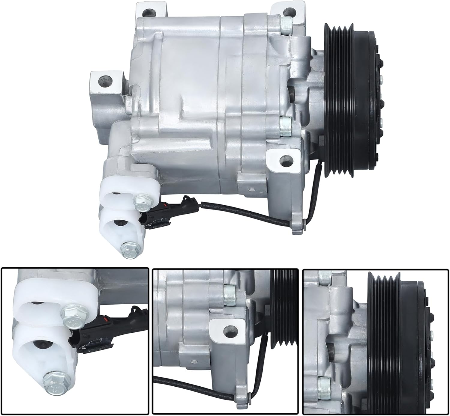 WFLNHB AC Compressor with Clutch for Subaru Forester & Impreza