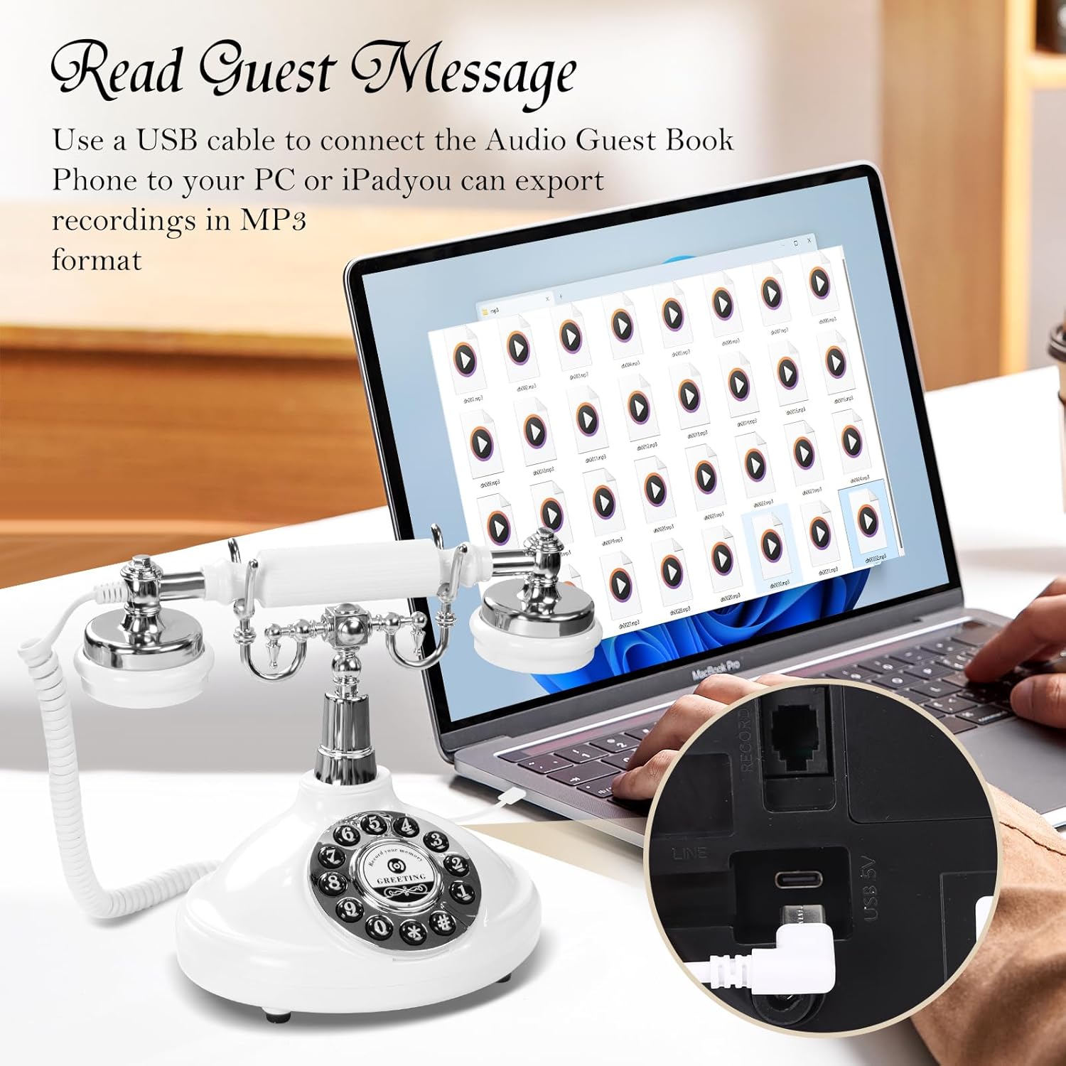 Audio Guest Book Wedding Phone