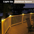 JOFIOS Solar Post Cap Lights 16-Pack