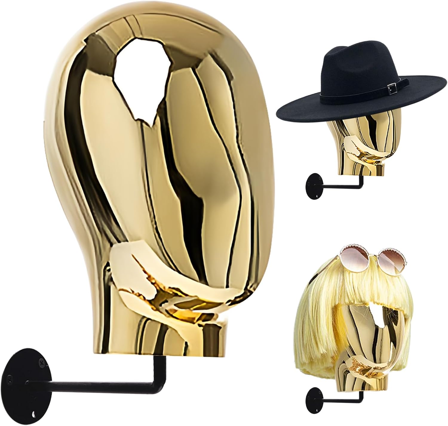 Chrome Wig Holder