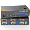 AOOCOO Dual Monitor KVM Switch