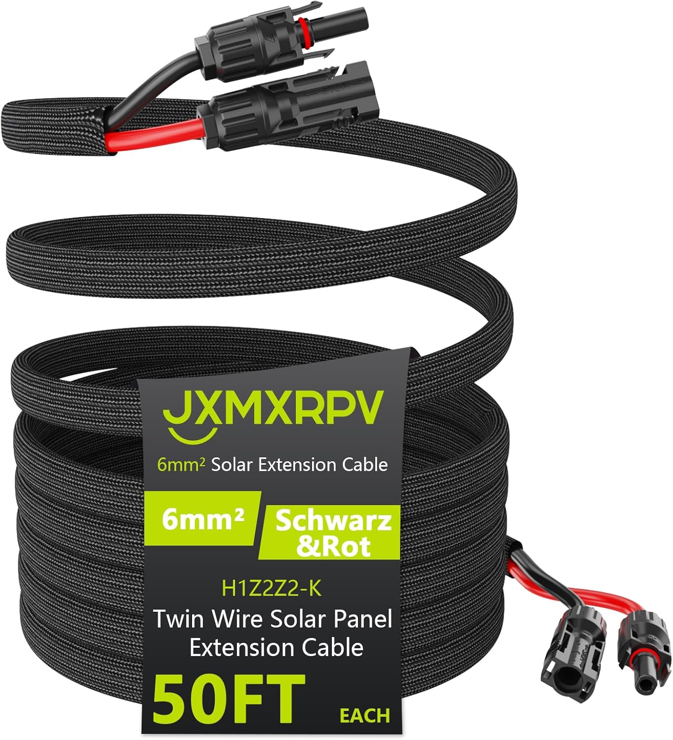 Solar Panel Extension Cable 10Gauge for Home Boat RV Solar Panels