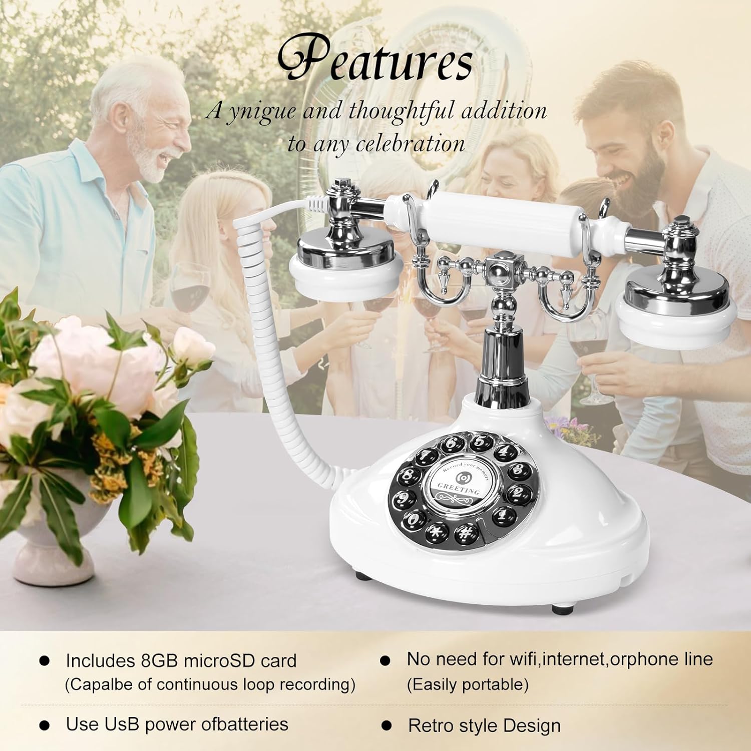 Audio Guest Book Wedding Phone