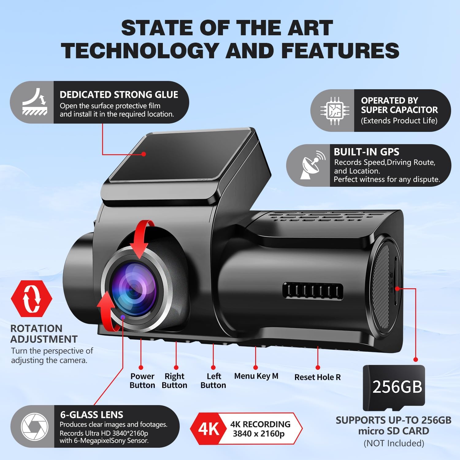 Dash Cam with App Control