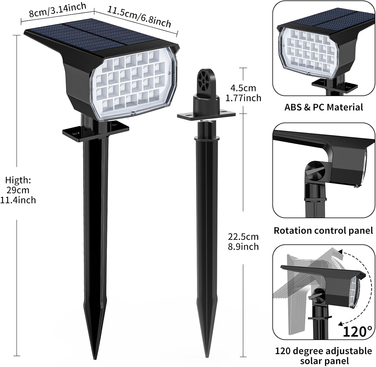 Wenaty Solar Spot Lights