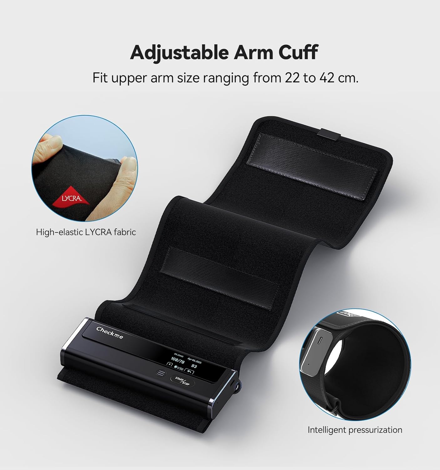 Checkme WiFi Blood Pressure Monitor in Use