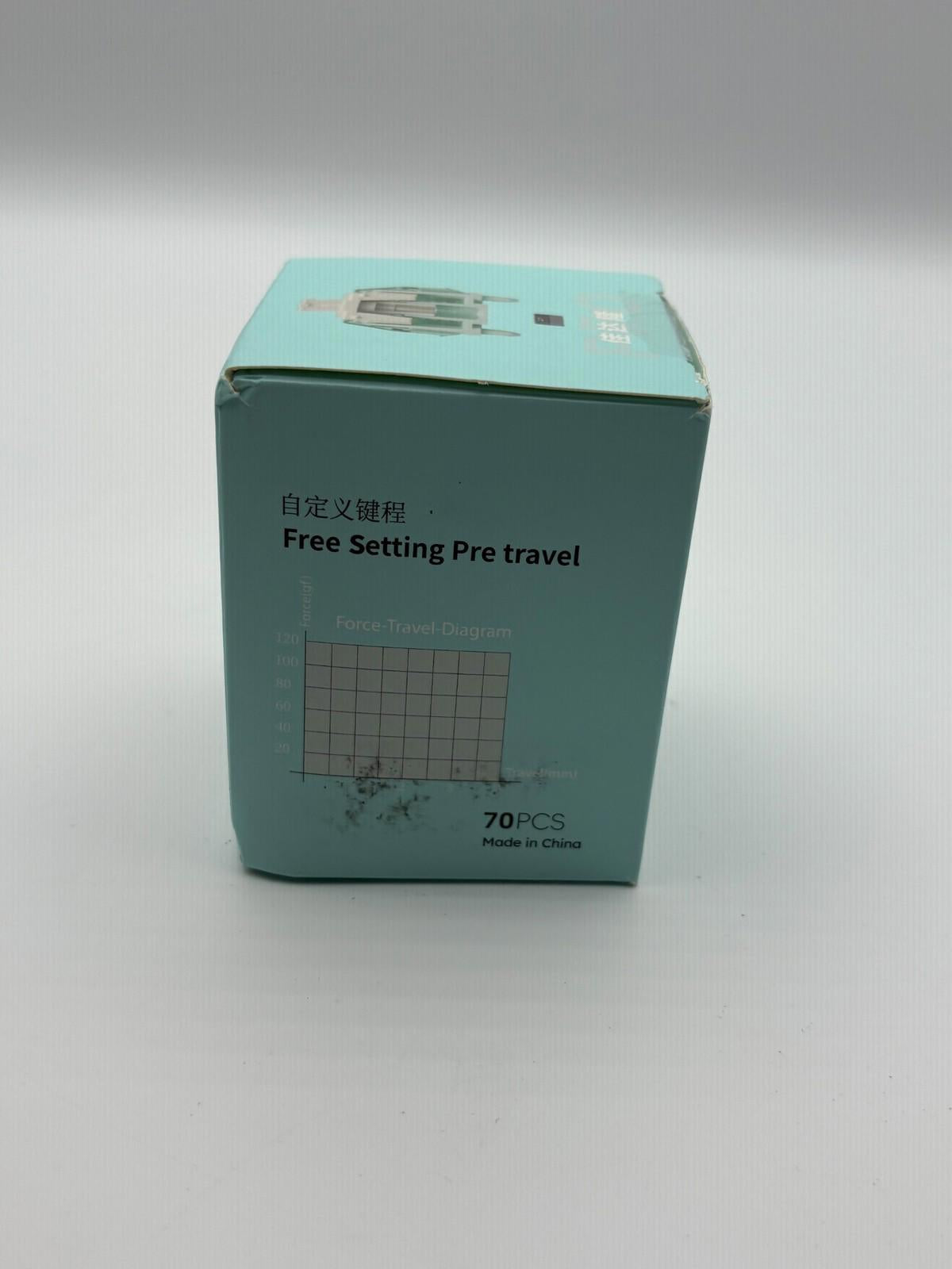 GATERON Magnetic Jade Gaming Keyboard Switches, HiFi Sound Wall Stem Linear