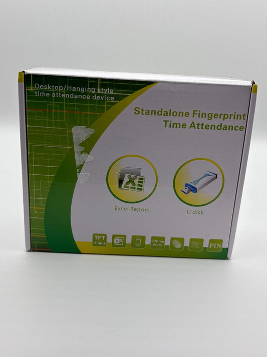 HapAttend Time Clock - Fingerprint Time Clocks for Employees Small Business Auto