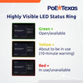 PoE Texas 8-Inch Touchscreen Conference Room Scheduler Tablet