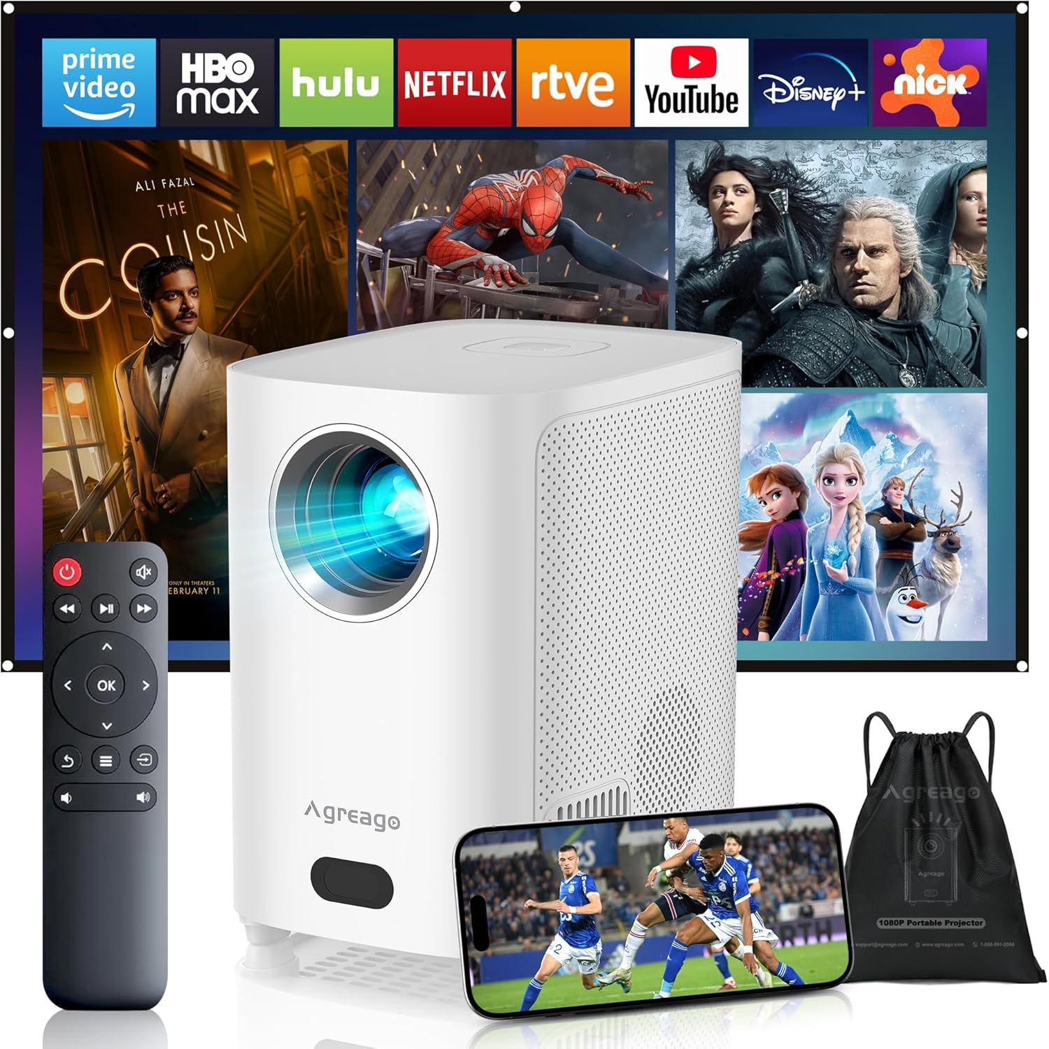 Agreago Electric Focus Projector