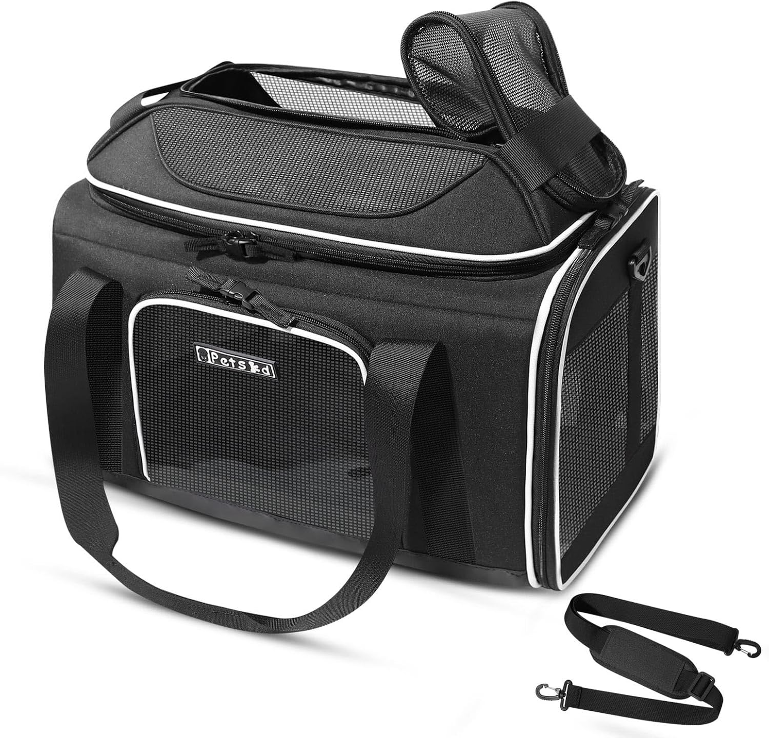 Anti-Scratch Mesh Pet Carrier