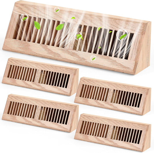 Glooglitter Wooden Baseboard Register Diffuser 15 Inch