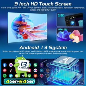 9-inch HD touchscreen car stereo for Mazda CX-7