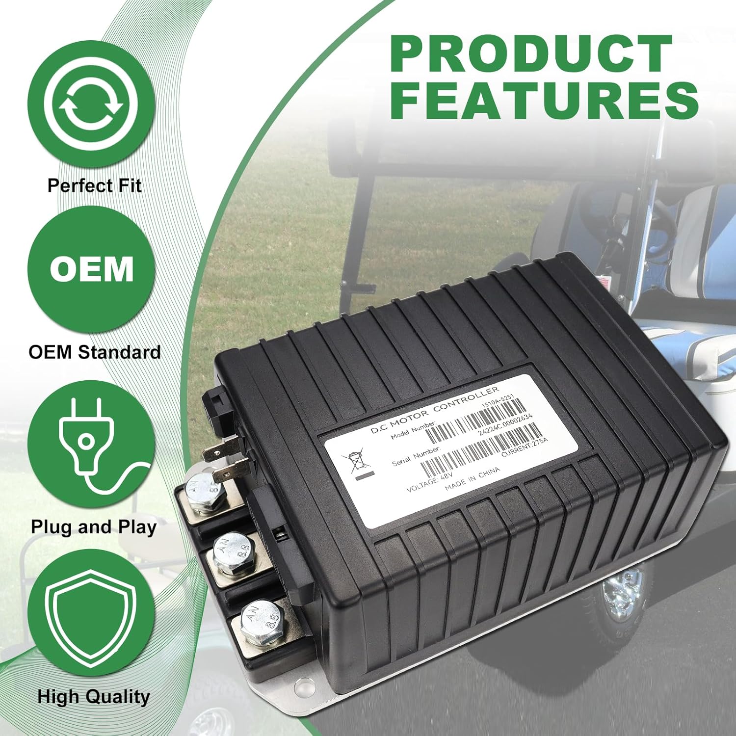 Curtis Club Car Golf Cart Controller