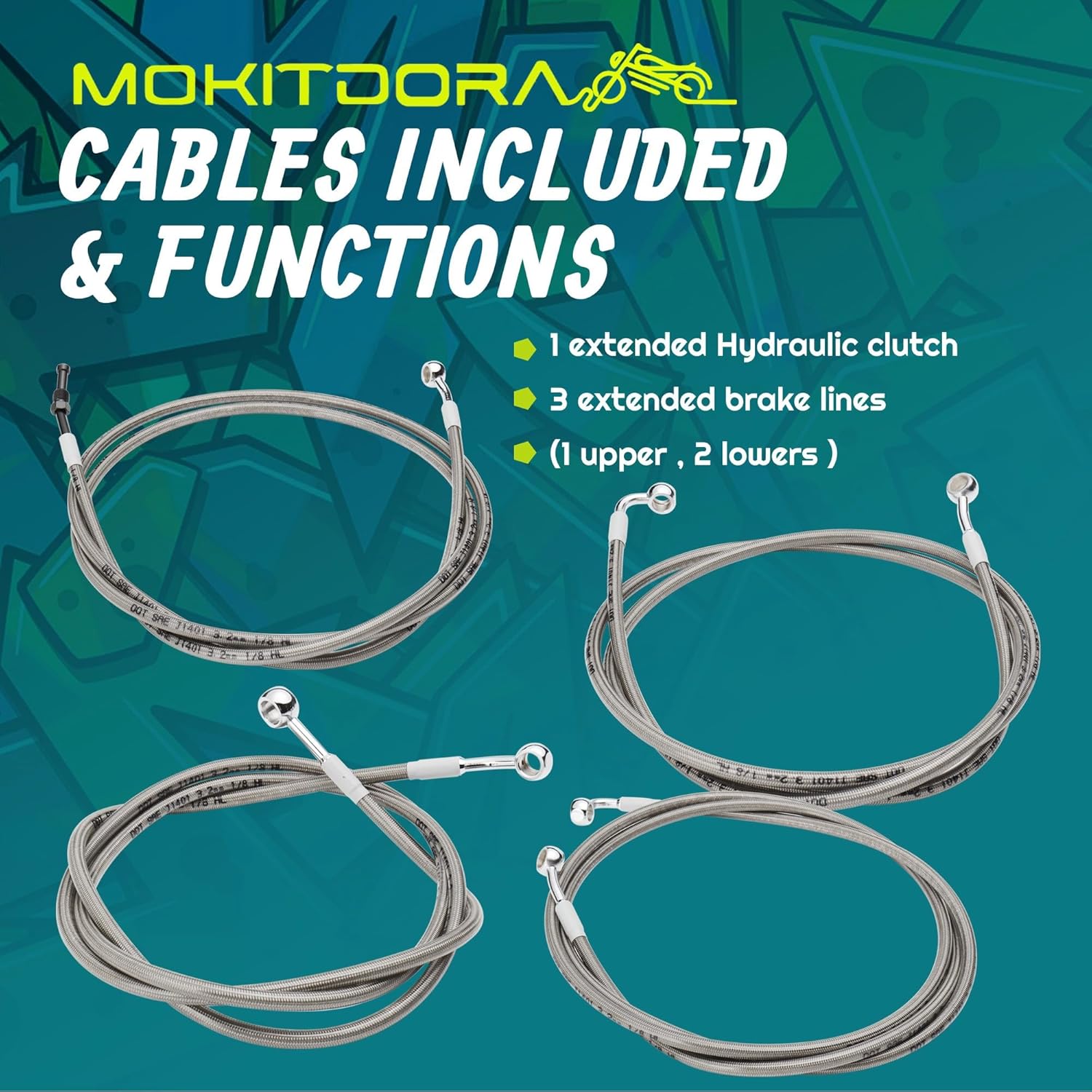 ABS compatible handlebar cable kit