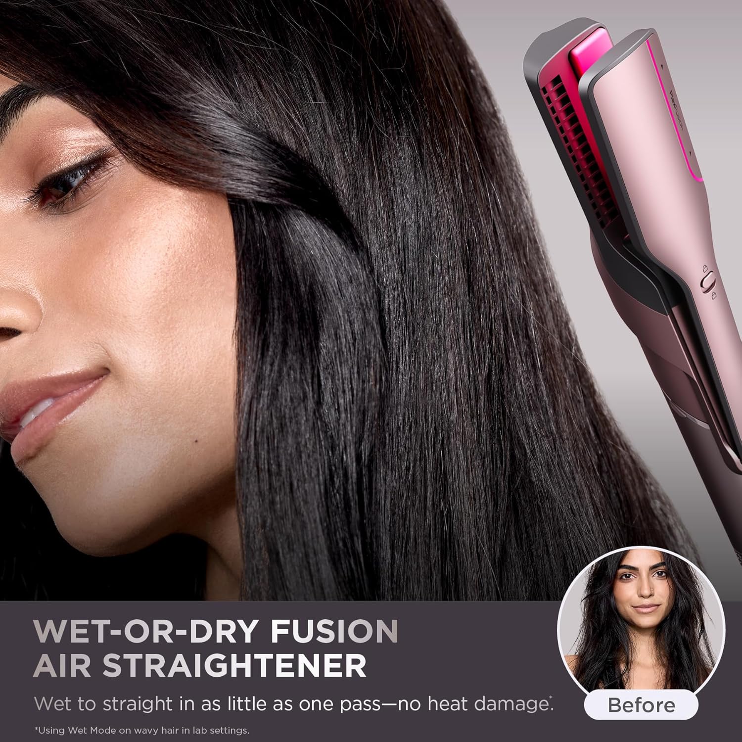 Powerful Hair Dryer with Fusion Hair Brush