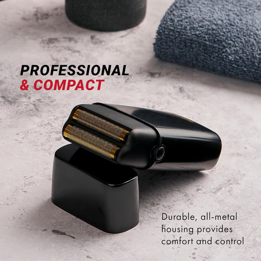 BaBylissPRO Barberology Double Foil Shaver FXFS2B BLACKFX Professional Electric Shaver