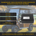 48V 250A Speed Controller for Club Car 2000-2008