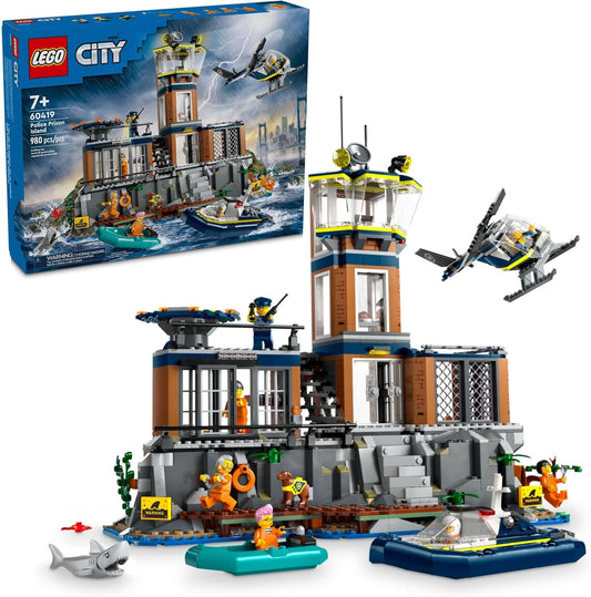 LEGO City Police Prison Island Toy Building Set