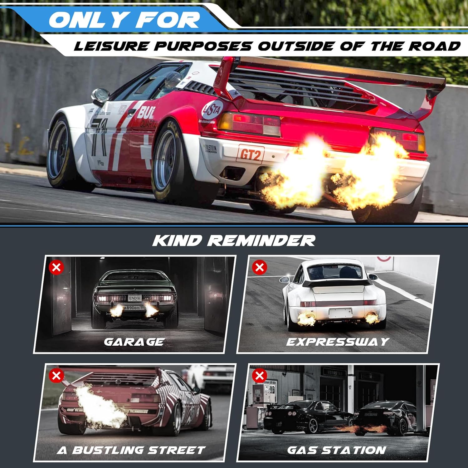Flame Kit for Car Exhaust