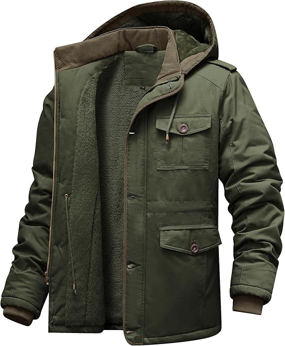 Fleece Lined Cotton Jacket
