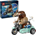 LEGO Harry Potter Hagrid & Harry's Motorcycle Ride Building Toy - 76443