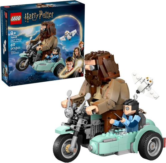 LEGO Harry Potter Hagrid & Harry's Motorcycle Ride Building Toy - 76443