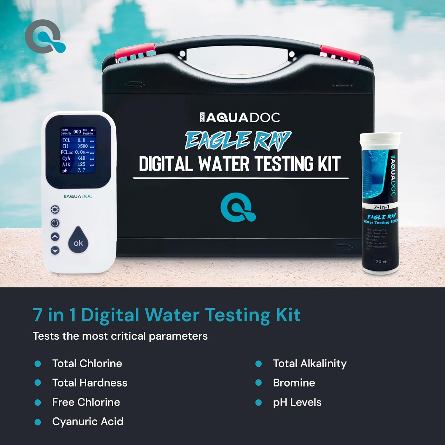 Digital Pool Water Tester
