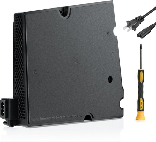 AQIDAP for PS5 Slim Power Supply with Sony PlayStation 5 PS5 Slim CFI-2000 Console Host Source Replacement with AC Adapter Console Power Adapter with Power Cord