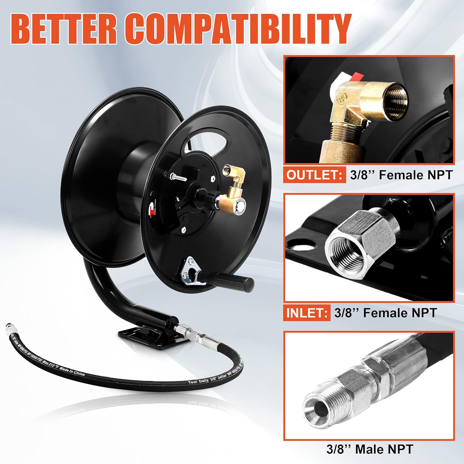 Tool Daily Pressure Washer Hose Reel