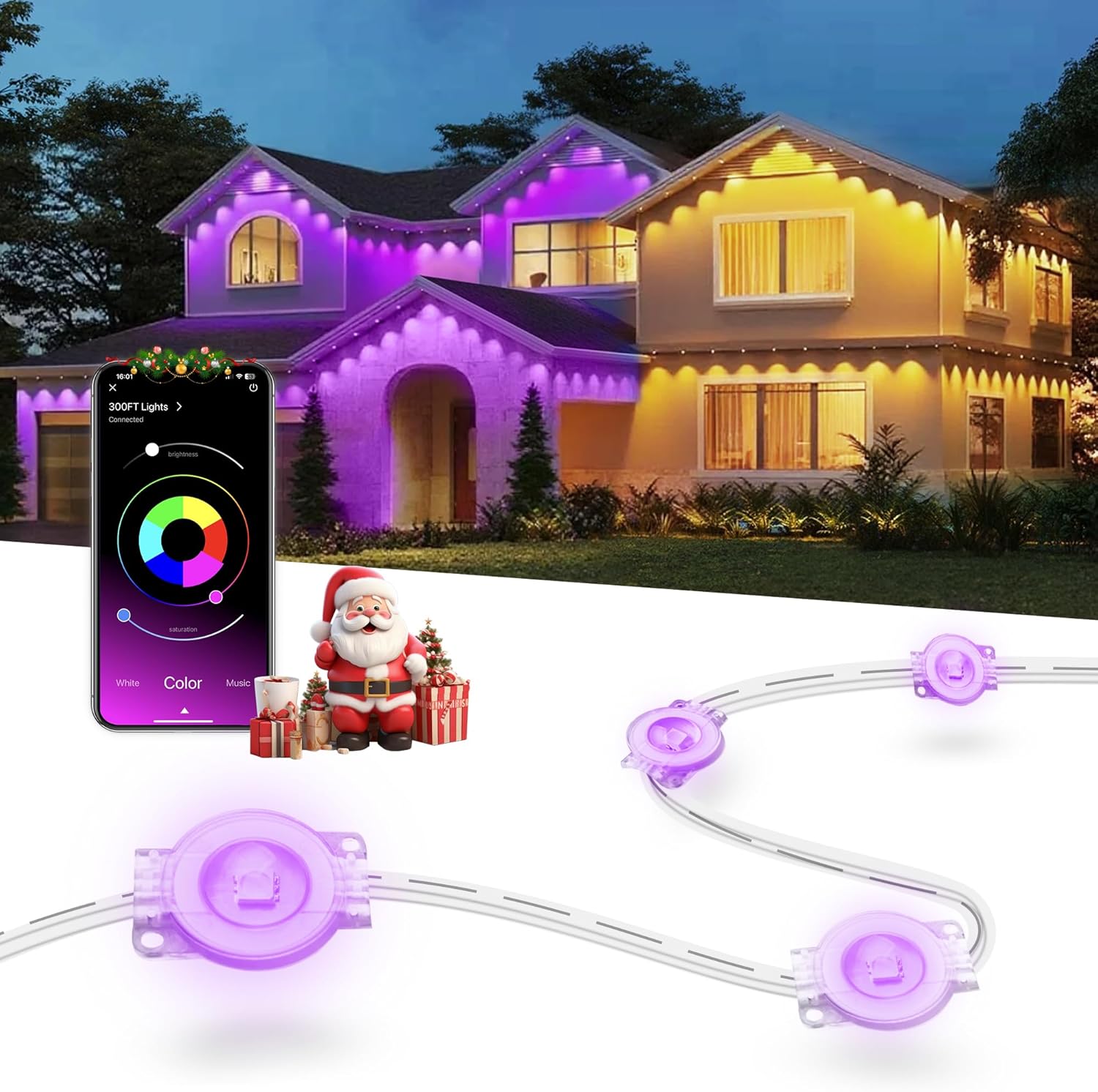 App-Controlled Outdoor Lights