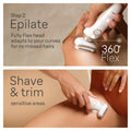 Braun Epilator with 360° Flex Head