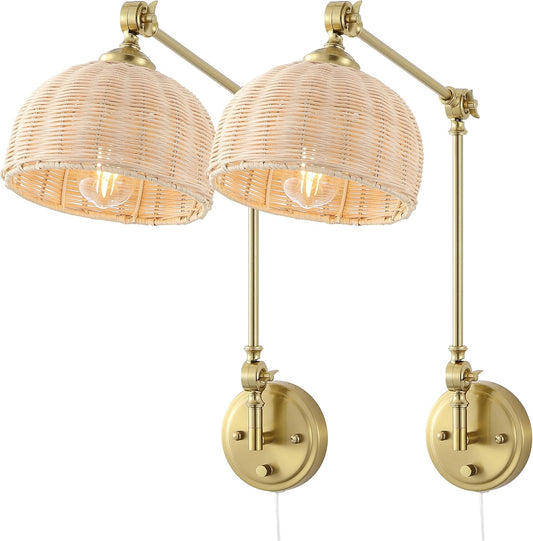 WINGBO Gold Wall Sconce