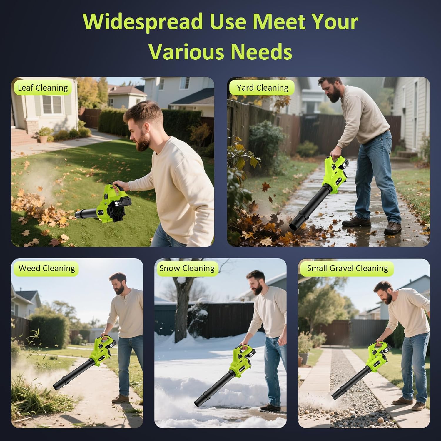 650CFM 280MPH Leaf Blower