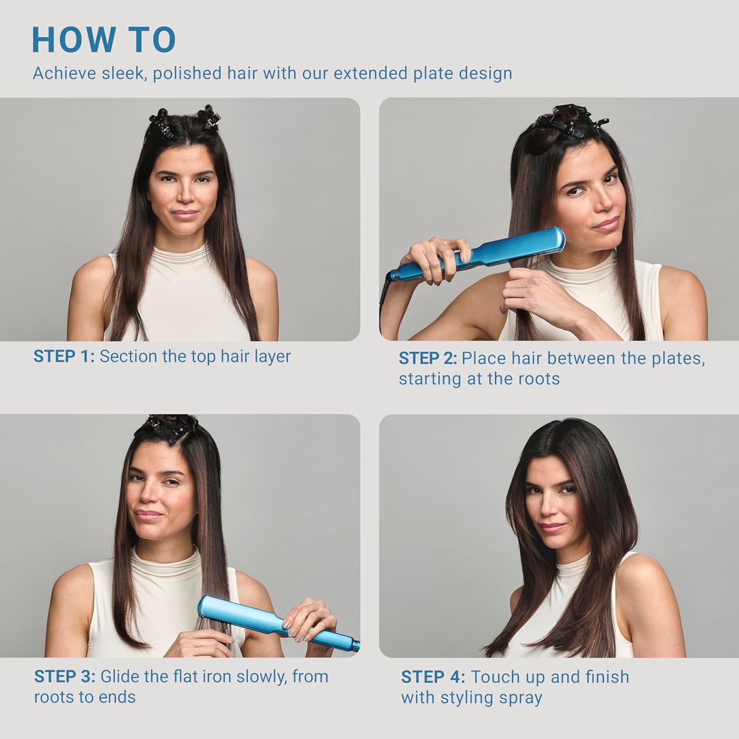 Professional Flat Iron for All Hair Types