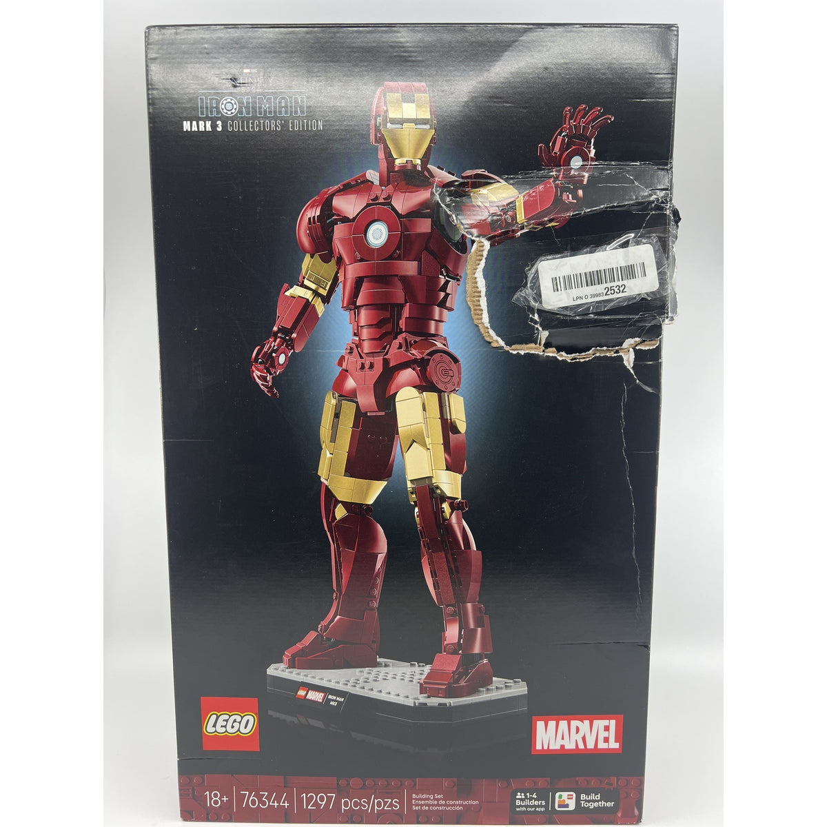 LEGO Marvel Iron Man Mark 3 Collectors' Edition 76344 Factory Sealed — photo 3