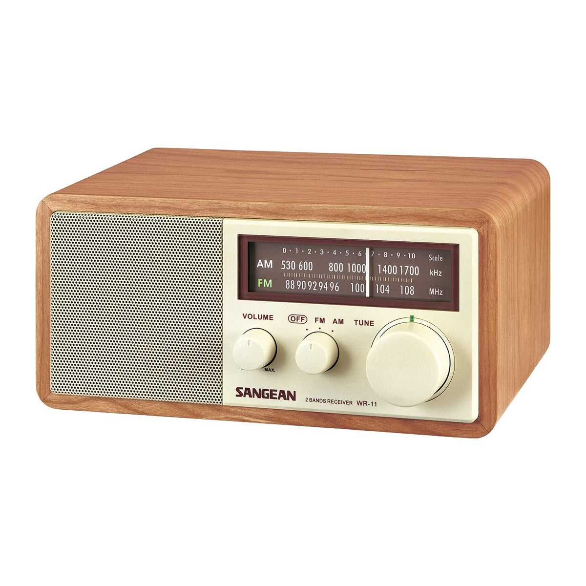 Sangean WR-11 Walnut Wood Cabinet AM/FM Tabletop Radio Factory Sealed — photo 6