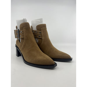 Steve Madden Gatewood Ankle Boot Chestnut Suede US W 6.5 Open Box — photo 1