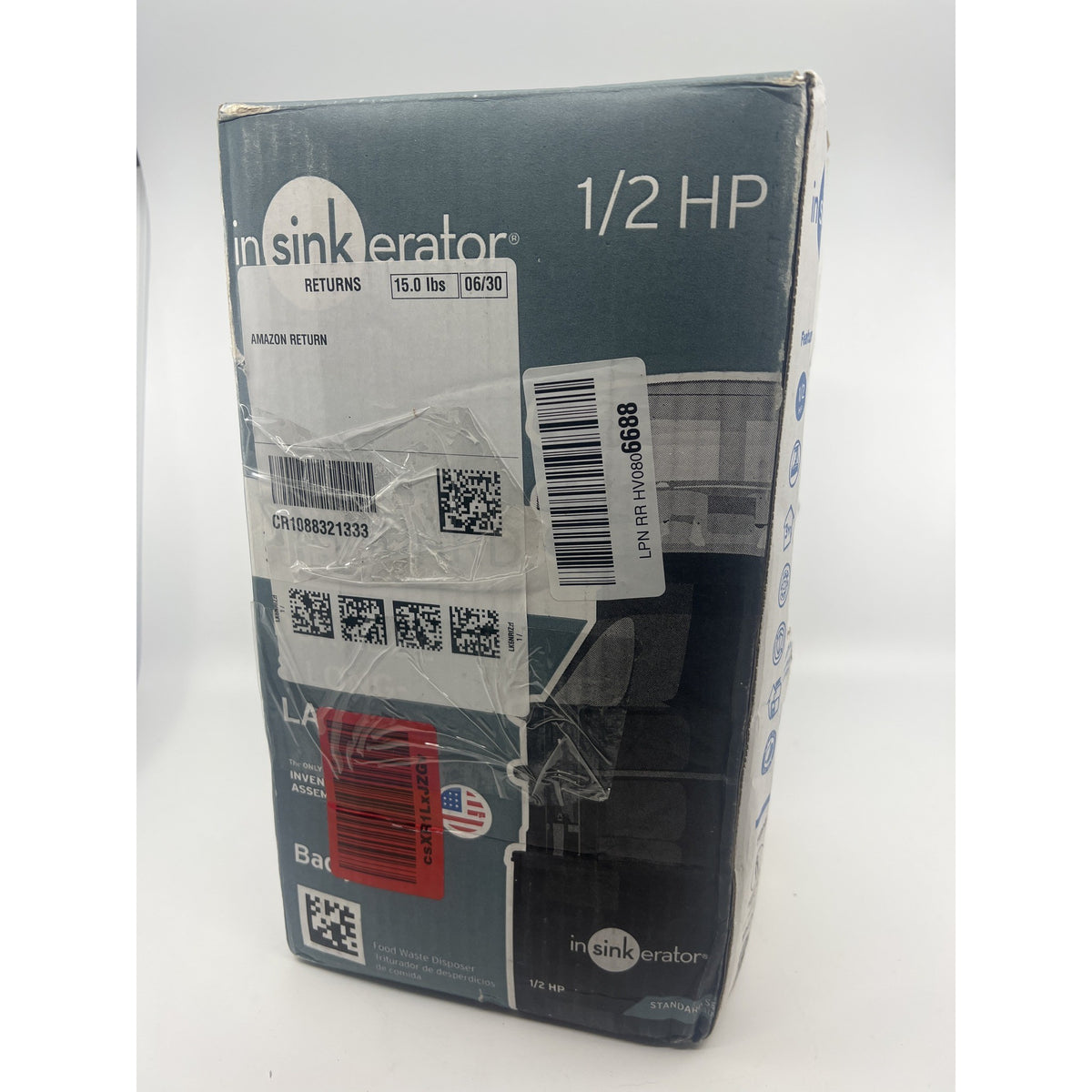 InSinkErator Badger 5 Garbage Disposal 1/2 HP Continuous Feed Factory Sealed — photo 3